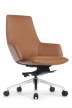 Кресло для персонала Riva Design Spell-M В1719 светло коричневая кожа