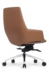 Кресло для персонала Riva Design Spell-M В1719 светло коричневая кожа - 3