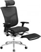 Кресло для руководителя Expert STAR черная сетка с подножкой RSTM01-BK