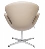 Дизайнерское кресло SWAN CHAIR латте - 3