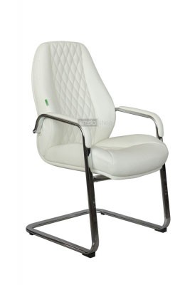 Конференц-кресло Riva Design Chair Orso-SF F385 белая кожа