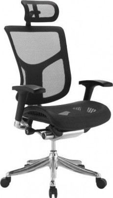 Кресло для руководителя Expert STAR черная сетка HSTM01-BK
